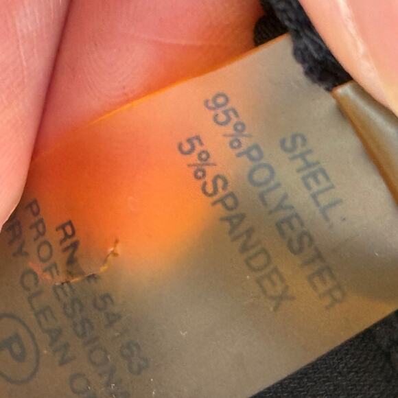 Calvin Klein Black Tiered Sheath Dress Minimalist Glam Cocktail Classic Chic - Picture 13 of 13